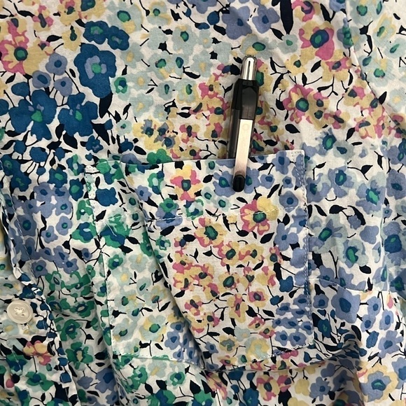 J crew floral blouse 100% cotton size XS - Picture 10 of 11